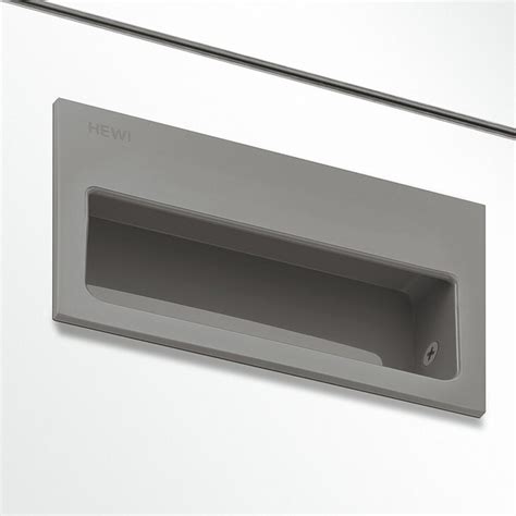 Hafele Cabinet Hardware Hewi Nylon Pull Collection 3 12 Centers Recessed Pull In Glossy