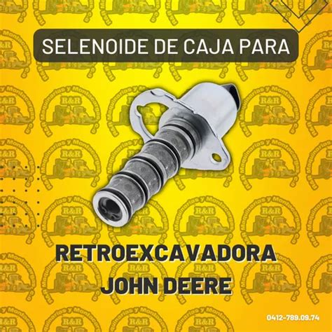 Selenoide De Caja Para Retroexcavadora John Deere MercadoLibre