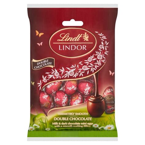 Lindt Lindor Double Chocolate Easter Mini Eggs Ocado