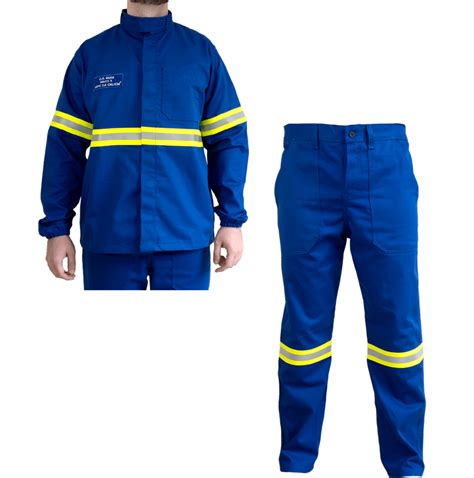 Conjunto Uniforme Nr Arco Fire Azul Royal C Refletivo Guardian We