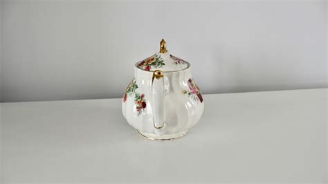 Vintage James Sadler Teapot Country Roses Tea Set Etsy