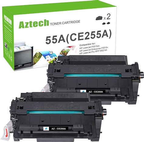 Aztech Compatible Toner Cartridge Replacement For Hp 55a 55x Ce255a Ce255x Toner For