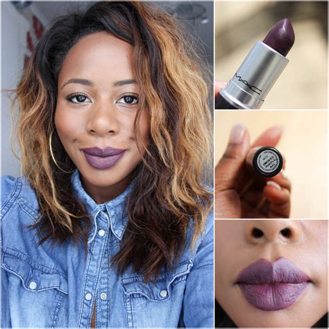 Mac Purple Lipstick For Dark Skin