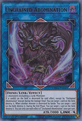 Yu Gi Oh Unchained Abomination Chim En045 Ultra Rare 1st Edition Chaos