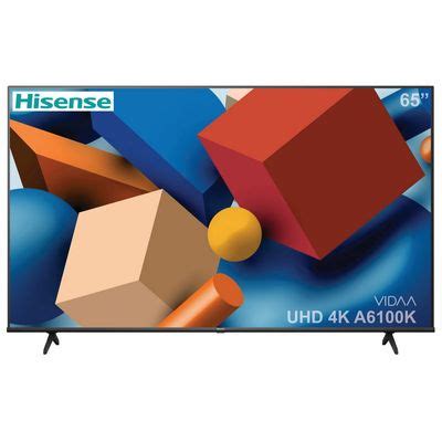 Buy HISENSE TV 65A6100K Smart TV 65 Inch 4K VIDAA UHD LED 65A6100K 2024 ...