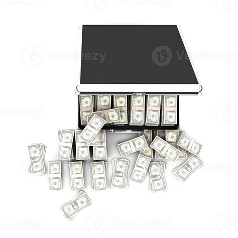 Briefcase with money 9556539 Stock Photo at Vecteezy