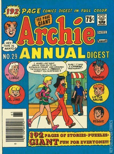 Archie Annual 29 Published January 1976 Key Collecto