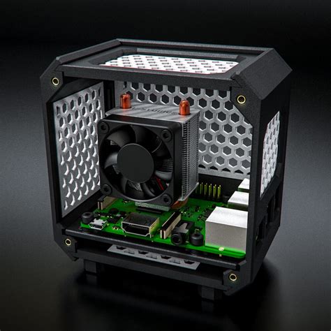 Raspberry Pi B B B Micro Tower Case Stl E Studios