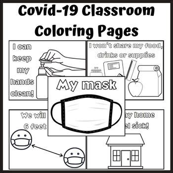 Covid Classroom Coloring Pages Printable By The Classy Classroom Vip