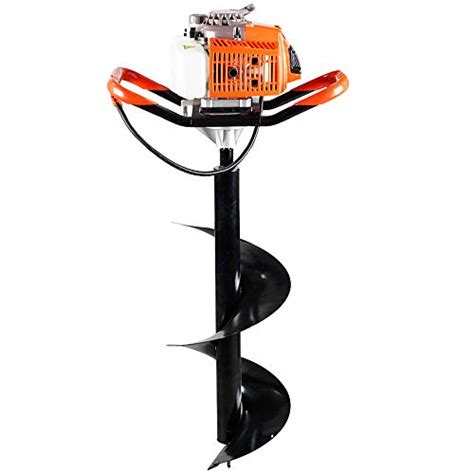 Eco Llc 63cc Heavy Duty Gas Powered Post Hole Digger With 12 Inch Best