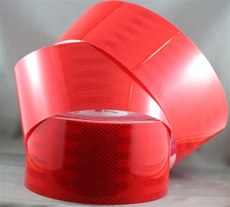 3M Red 983 72 Diamond Grade Class 1 Reflective Tape Mine SignsMine