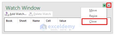 How To Monitor Cells Using Excel Watch Window An Easy Guide