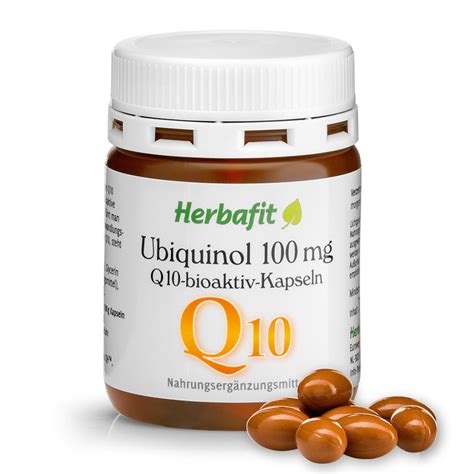 Ubiquinol 100 mg Q10 bioaktiv Kapseln günstig online kaufen Herbafit