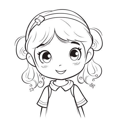 Jouet Fille Dessin Animé Coloriage Page Dessin Animé Filles Coloriages