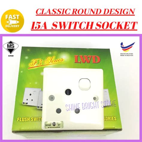 Lwd 15a Switch Socket 15a Socket Outlet Heater Switch Heater Socket 15a Suis Socket Lazada