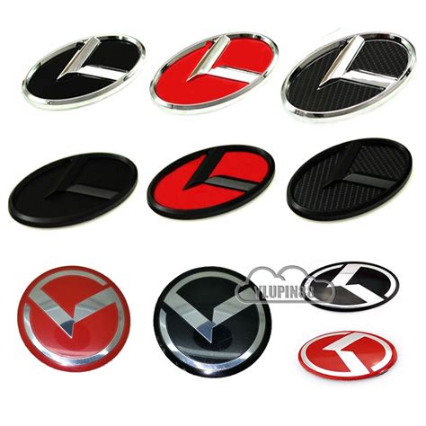 Kia Logo Car Front Grill Emblem Sticker Rear Trunk Emblem Badge Auto