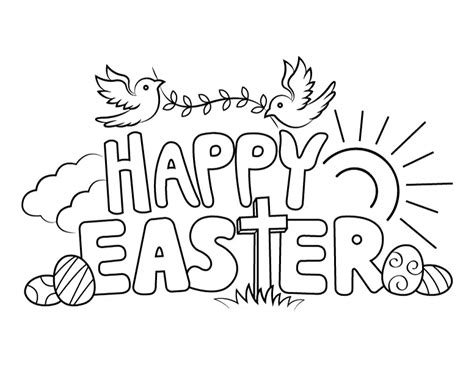 Religious Easter Coloring Pages — Coloring Pages To Print