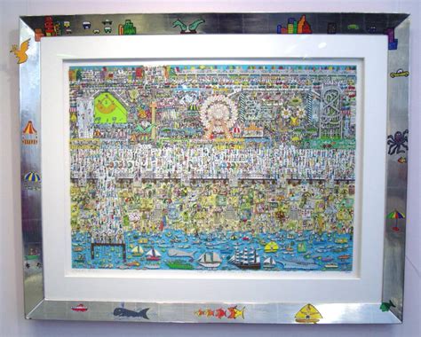 The Last Stop Is Coney Island Im Vergolderrahmen Ii James Rizzi