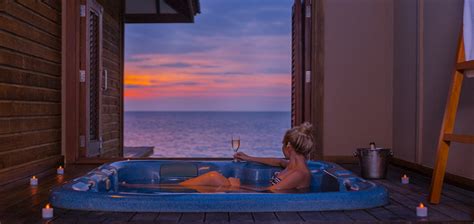 Veligandu Island Resort Jacuzzi Overwater Villa Maldives Water Villas