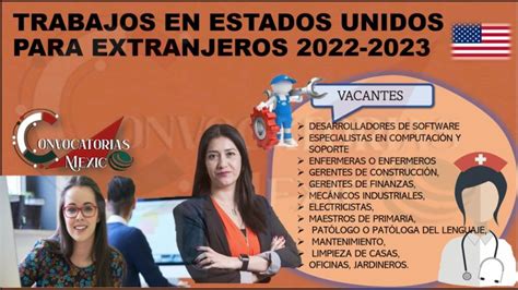 Trabajos En Estados Unidos Para Extranjeros Enero