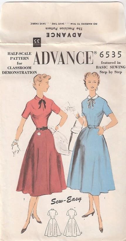 Advance 6535 Vintage Sewing Patterns Fandom