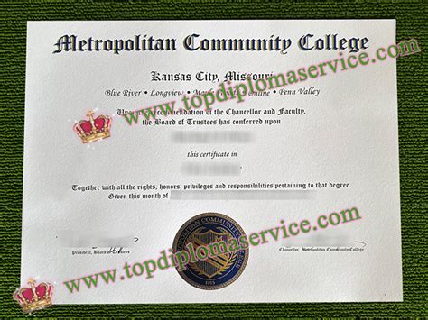 How to create a high quality fake MCC Kansas City degree