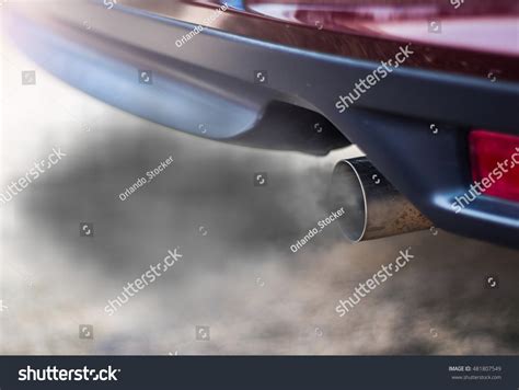 Exhaust Fumes Car Pollution Smog Air Traffic Stock Photo 481807549 ...