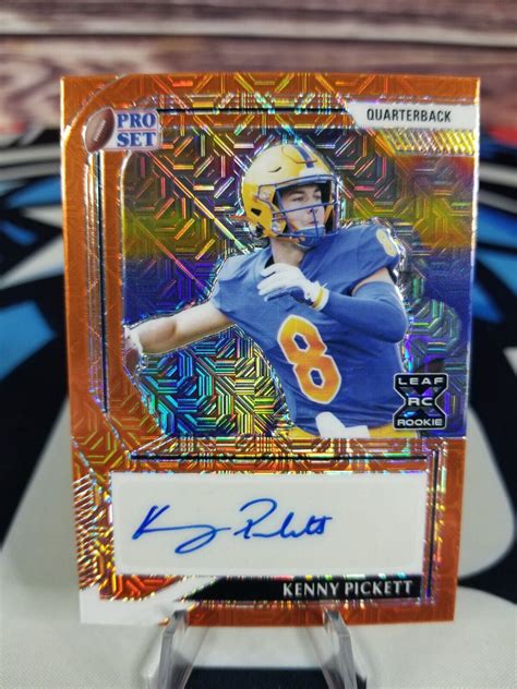 Of Leaf Pro Set Metal Kenny Pickett Auto Pa Kp Orange Mojo