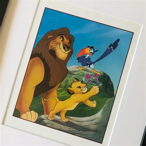 Disney Decor Lion King Storybook Art With Frame Home Decor | Etsy