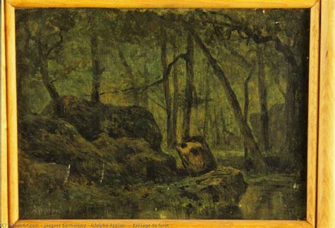 Riproduzioni D arte Del Museo Paesaggio de forêt di Jacques Barthélemy