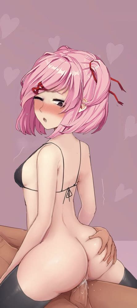 Rule 34 1boy 1girls Ass Ass Grab Blush Bottomless Breasts Doki Doki Literature Club Female