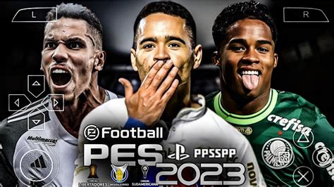 eFOOTBALL PES 2023 PPSSPP SUL AMERICANO BRASILEIRÃO E