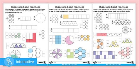 👉 Supports Y4 White Rose Maths Shading Fractions (Y3 Revision)