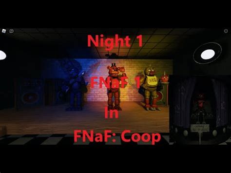 AJ Plays FNaF Coop FNaF 1 Night 2 The Remake W Blue In Roblox