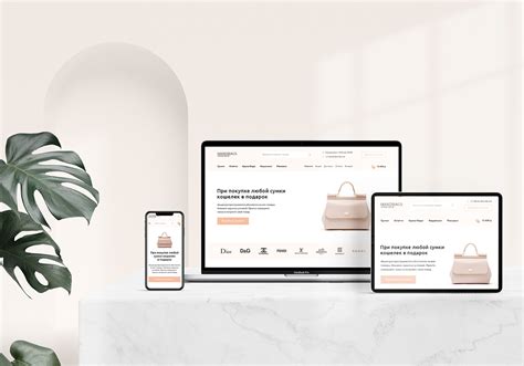 Сайт интернет-магазин сумок / Online store Bags on Behance
