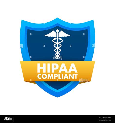 Hipaa Compliant Checkmark Icon Vector Design Logo Symbol Vector