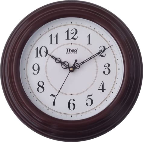 Theo Quartz Red Wall Clock Size Mm Model Name Number Tq