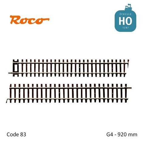 Rail Droit Rocoline G Mm Code Ho Roco