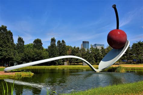 Spoonbridge And Cherry Sculpture By Claes Oldenburg In Minneapolis