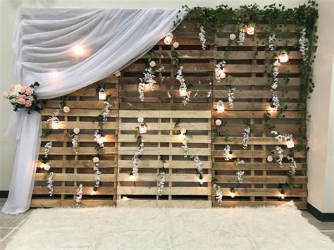 Vintage Backdrop Pallet Traditional Wedding Decor Pallet Backdrop