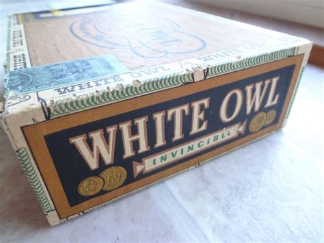 White Owl Invincible Cigar Box Blended With Havana Free Shipping Ebay