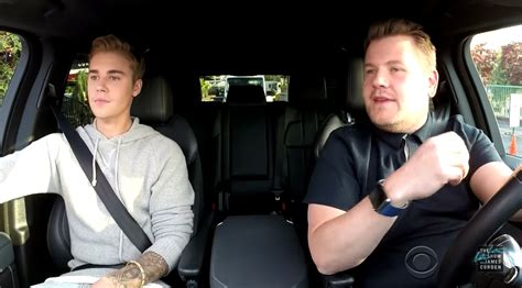 Justin Bieber: Carpool Karaoke in James Corden's Range Rover ...