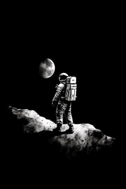 Premium Photo Full Shot Astronaut Wearing Spacesuit