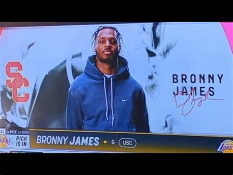 Yessss Bronny James Drafted To The Nba Going To The La Lakers Playing