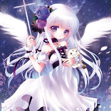 White Angel Pretty Dress Bonito Adorable Wing Sweet Nice Loli