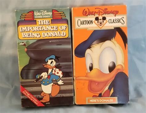 Donald Duck Walt Disney Vhs Tapes Classics Lot Of 2 Eur 5 53 Picclick De