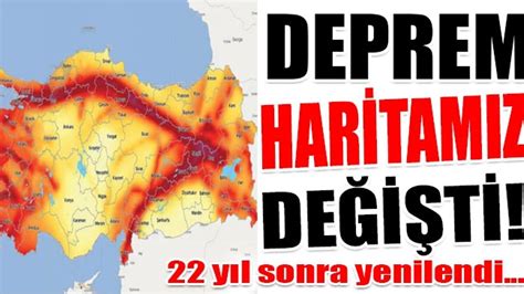 T Rkiye Deprem Tehlike Haritas Yenilendi Ege Meclisi