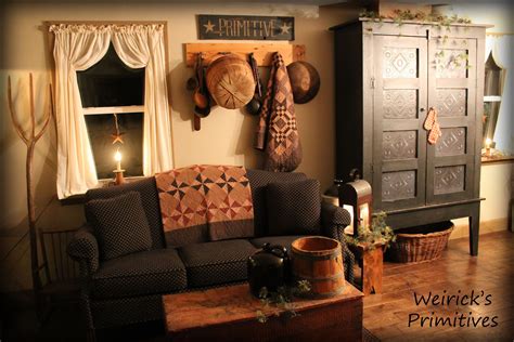 Primitivehomes Primitive Decorating Primitive Decorating Country Primitive Living Room