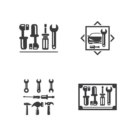 Premium Vector Service Tools Vector Icon Illustration Design Template