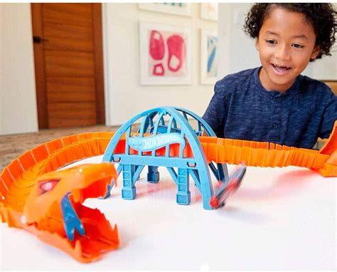 Pista Hot Wheels Ponte De Cobra FNB Gjk Mattel Loja De Brinquedos